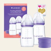 Pack of Baby Feeding Bottles 240ml with NaturalWave® Teat