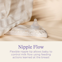 عبوة من حلمتين من NaturalWave® متوسطتي التدفق