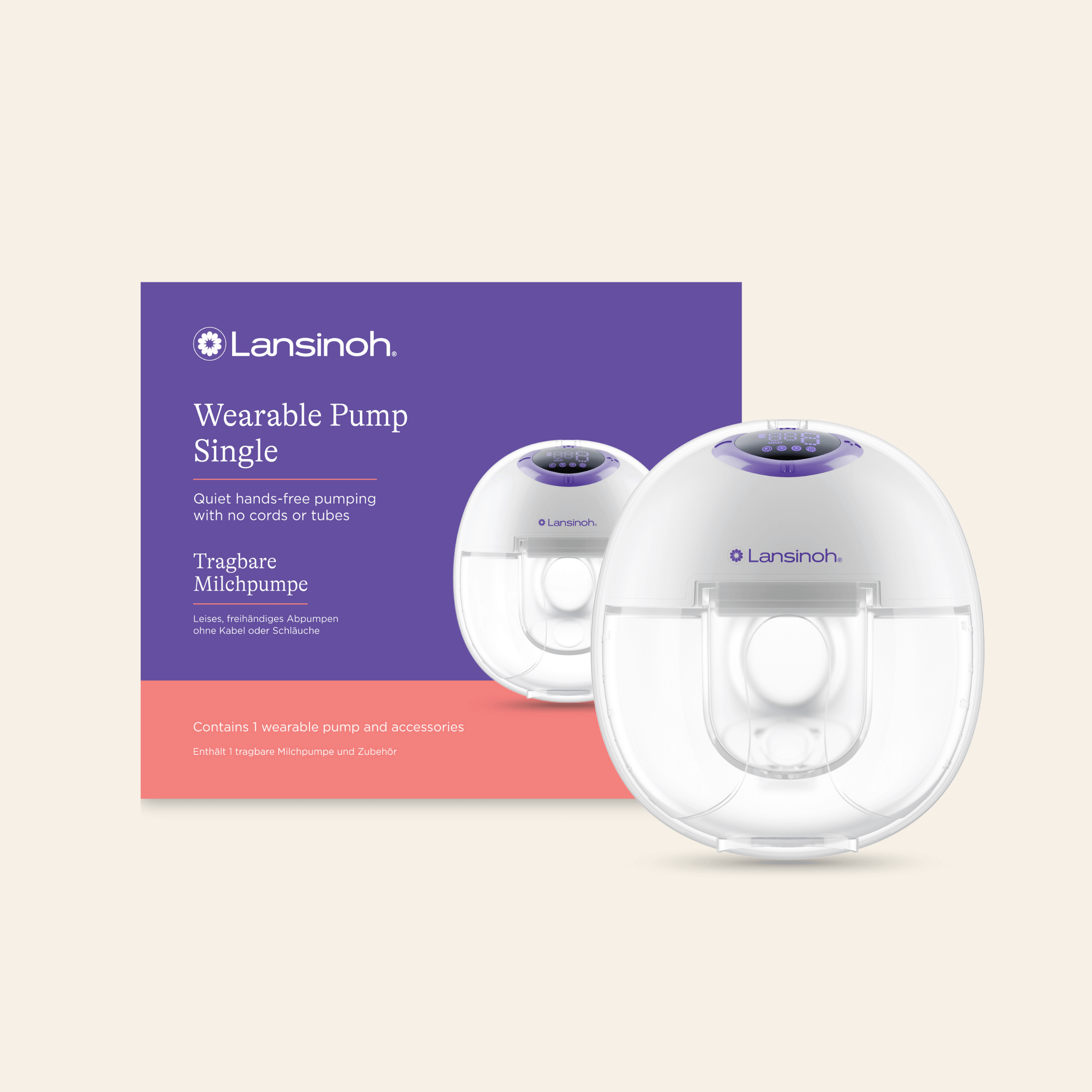 handpumpe lansinoh Wearable Hands-Free Electric Breast Pumps